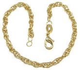 Pulseira feminina folheada a ouro.